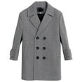 thumbnail image 1 of Lujianch Boys Double Coat Kids Winter Collar Overcoat Size 18-24 Months, 1 of 5