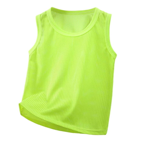 Lujianch Boys Youth Kids Mesh Athletic Tank Top Sleeveless T Shirts Breathable Tank Tops Size 3-4 Years