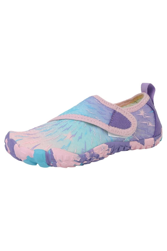 Children Comfortable Soft Soled Beach Wading Shoes Outdoor Dual Purpose Fitness Swimming Shoes Girls Athletic Shoes Size 6-7 Years