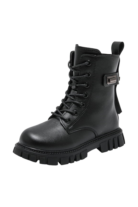 Children Shoes Fashionable Thick Soled Boots Fashionable Baby Soft Soled High Top Princess Boots Girls Fashion Boots
