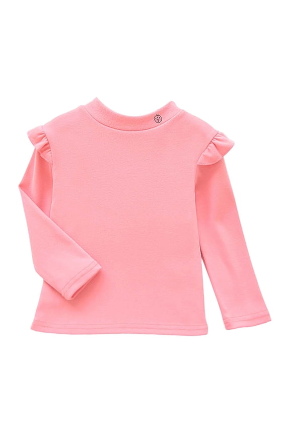 Girls Long Sleeve Tops For Fall And Winter Comfortable Casual Tees For Toddler And Big Kids Soft Breathable Daily Wear Girls T Shirts Size 4-5 Years