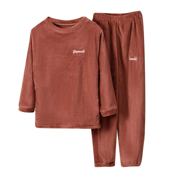 Lujianch Kids' Clothing Set, Coral Clothing, Winter Warm Long Sleeve Clothing 165/XL