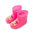 thumbnail image 1 of Lujianch Kids Rain Boots For Girls Non Slip Outdoor Play Shoes Comfortable Lightweight Everyday Wear Toddler Booties 2 7 Years Girls Rain Boots With Designs, 1 of 2