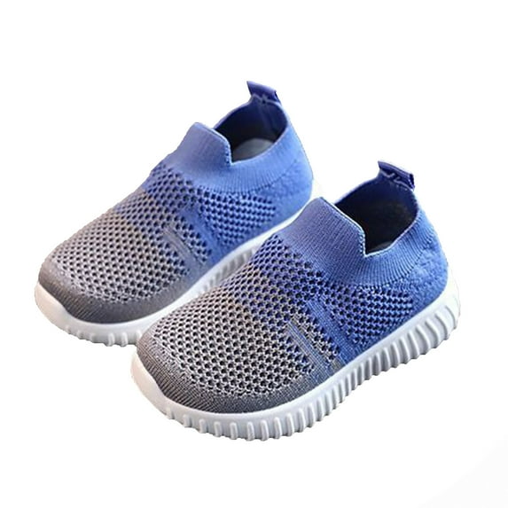Lujianch Toddler Boys Girls Sneaker On Shoes Kids Lightweight Breathable Walking Shoes Soft Sole Sneakers for Crawling Size 9.5 M