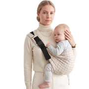 Lujifo Ergonomic Houndstooth Baby Side Carrier with Padded Leg Support