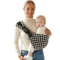 thumbnail image 1 of Lujifo Toddler Side Carrier for Babies, Ergonomic Checkerboard Baby Sling, 1 of 11
