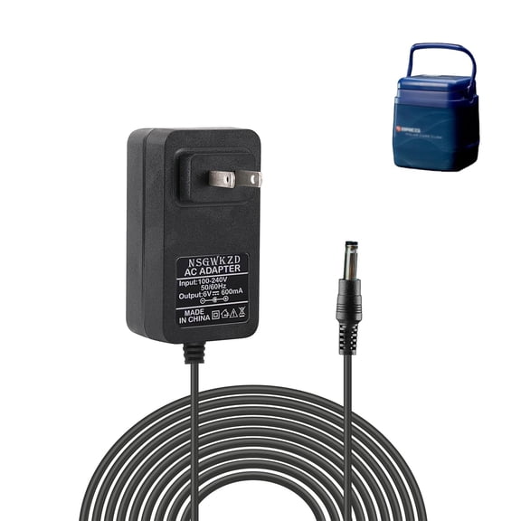 LujingZ 10 FT 6V Charger Replacement for Breg Polar Care Cube Power Cord 6V AC/DC Power Supply Transformer Plug Compatible with Cold Therapy Device