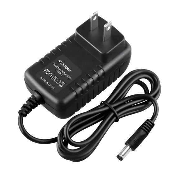 LujingZ 12V AC DC Power Adapter Compatible with Aquarium LED Lights Power Supply Cord, Universal 100-240V Input, Short Circuit Overcurrent Overvoltage Overheat Protection, 4Ft