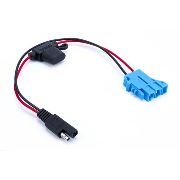 LujingZ 12V Gator Charger Adaptor + Universal for Peg Perego, John Deere Kids Tractor Toys + 12 Volt 2 - Pin SAE Adapter + Improves Battery Maintenance + Cost - Effective Charging Solution