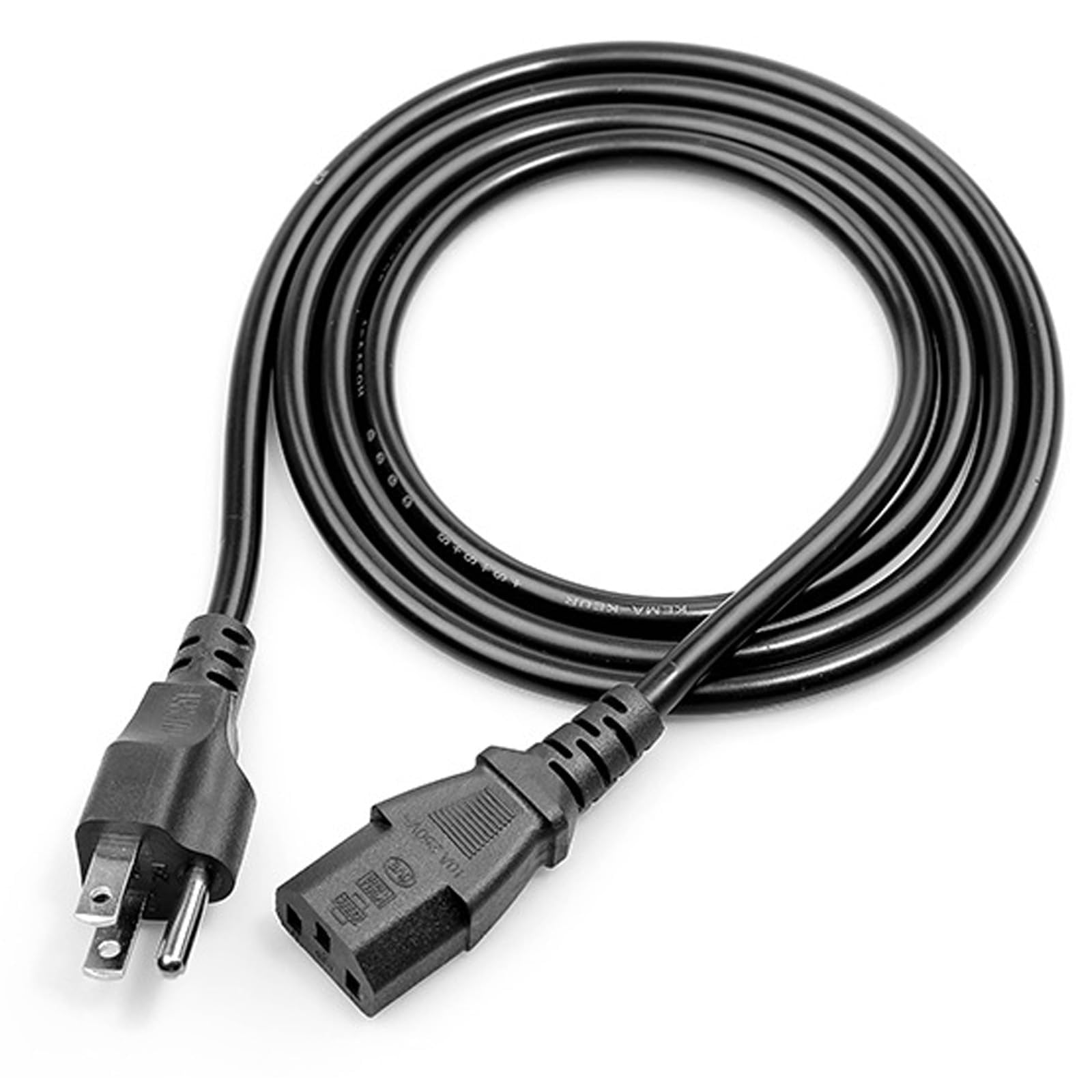 LujingZ 16FT 3 Prong Power Cord Cable 18AWG NEMA 5-15P to IEC C13 Universal Treadmill TV PC Monitor Cable Comparable with Horizon Fitness BowFlex Sole Treadmill ION Block Rocker 125V 10A