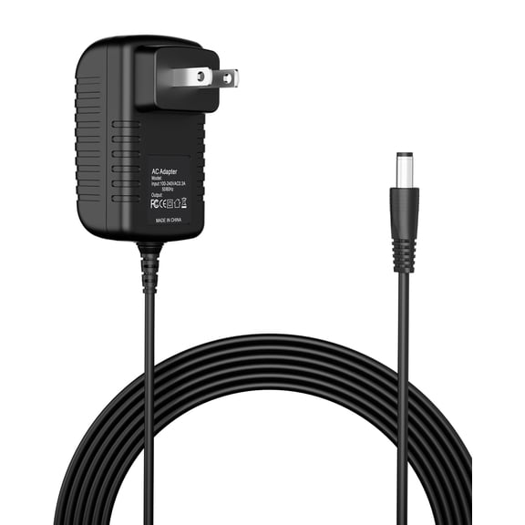 LujingZ 6V 2A Power Supply Adapter 100-240V AC to DC 6V 2A 2000mA 5.5x2.5mm Barrel Connector Compatible with Elliptical Router Scanner Speaker LED Light CCTV Arduino Projects