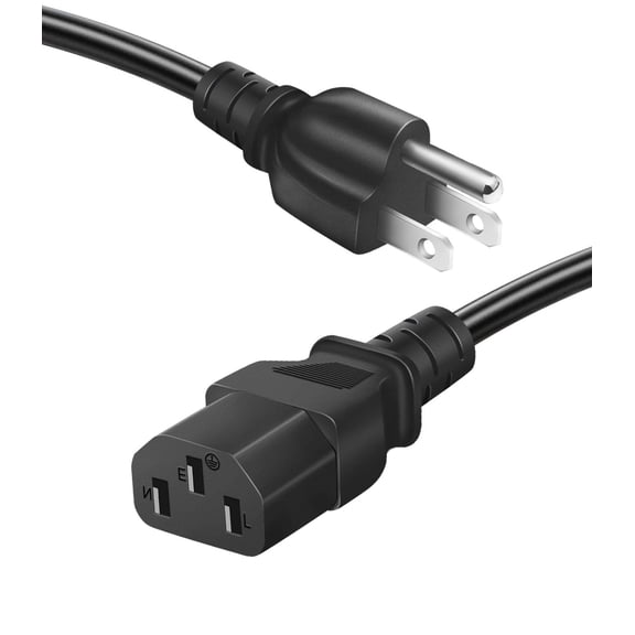 LujingZ 6ft 18AWG Universal 3 Prong AC Power Cord Cable Replacement Compatible with Peavey Vox Guitar Amplifier Musical Amp