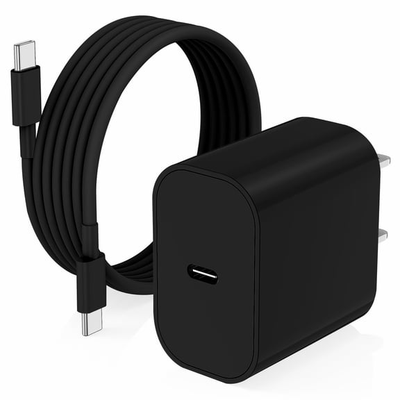 LujingZ Apple iPhone 17 16 15 20W USB-C PD Fast Charger Block Plug Power Adapter with 10FT Extra-Long Type C to C Charging Cable Cord Compatible with iPhone Pro Max Pro Air Plus iPad AirPods Cube