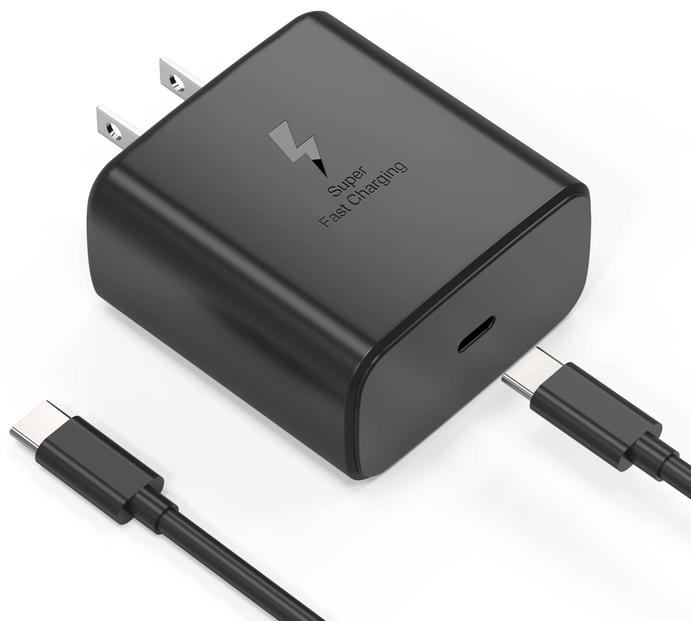 LujingZ USB C Charger 45W Super Fast Charging, with 6ft C Cable, Compatible for Samsung Galaxy S25/S24 Series/Tab etc