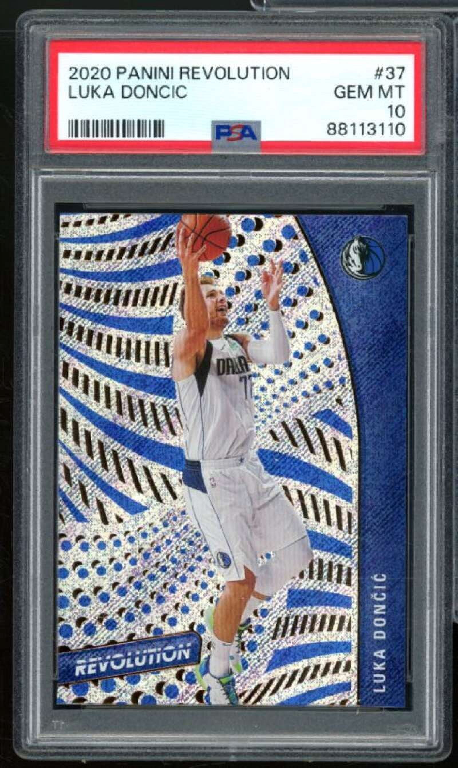 Luka Doncic Card 2020-21 Panini Revolution #37 PSA 10