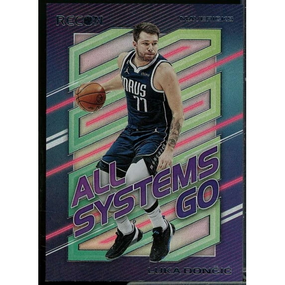 Luka Doncic Card 2022-23 Panini Recon All Systems Go #11