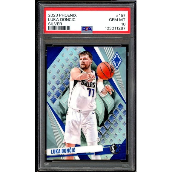 Luka Doncic Card 2023-24 Phoenix Silver #157 PSA 10