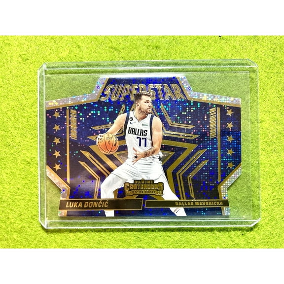 Luka Doncic FAST BREAK PRIZM DIE CUT CARD MAVERICKS 2022 Contenders MAKE A OFFER