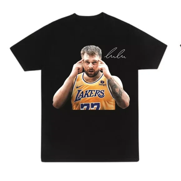 Luka Doncic LA Lakers T shirt Basketball Tee Fast Shipping