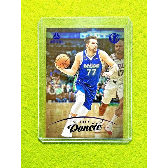 Luka Doncic LUMINANCE BLUE FOIL #/99 SP CARD 2022-23 Panini Chronicles MAVERICKS