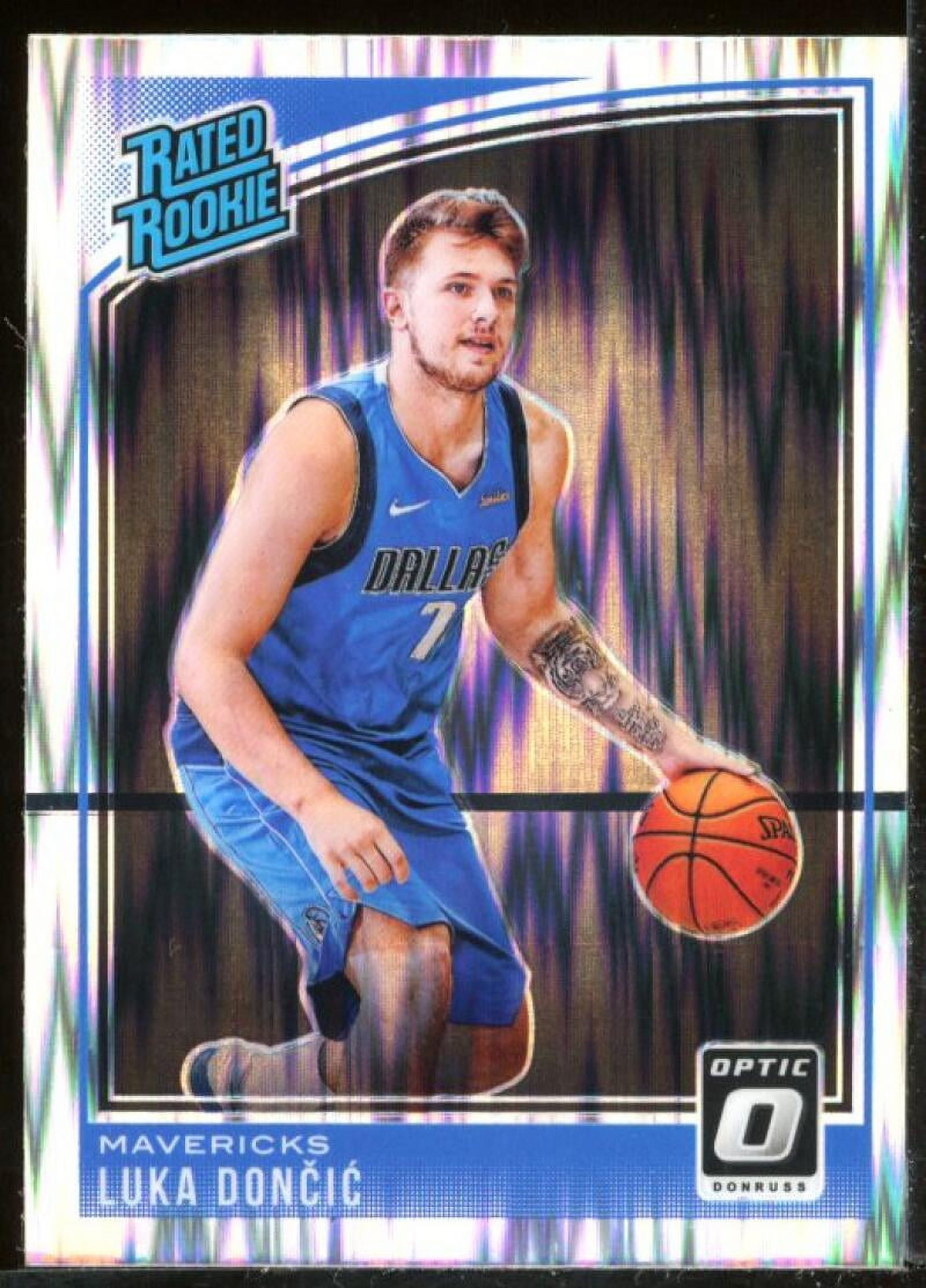 Rookie purple Luka Doncic prizm 75 psa8（Luka Doncic Rookie