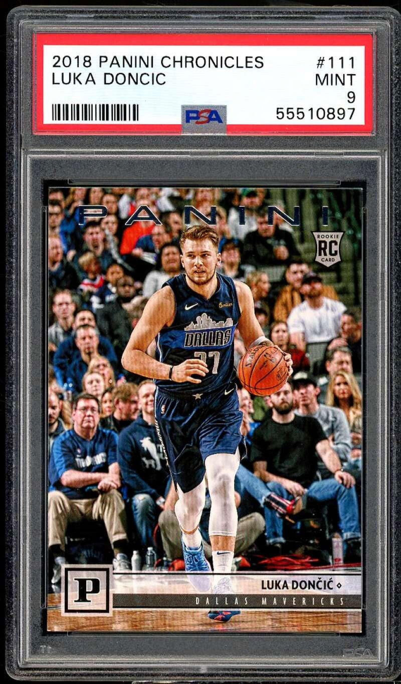 Luka Doncic Rookie Card 2018-19 Panini Chronicles #111 PSA 9