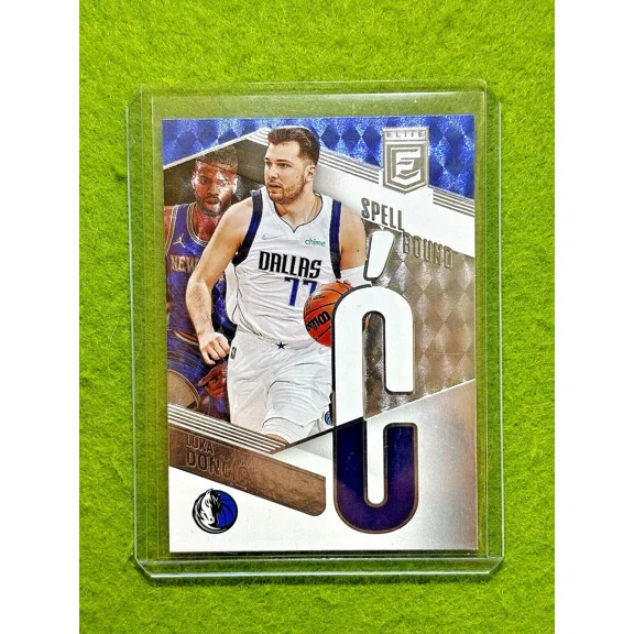 Luka Doncic SPELLBOUND C SILVER ELITE CARD JERSEY #77 MAVERICKS 2022-23 Elite SP