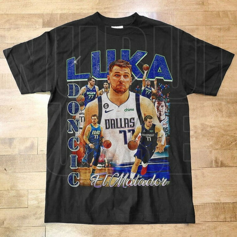 Luka Doncic Shirt Merchandise Vintage Bootleg Professional Player Tshirt Classic Retro 90s Graphic Tee Walmart