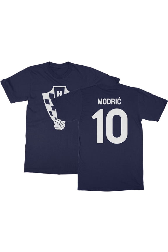 Luka Modric 10 Jersey Style - Croatia Soccer Cup Fan Unisex T-Shirt Unisex Full Size S-5XL