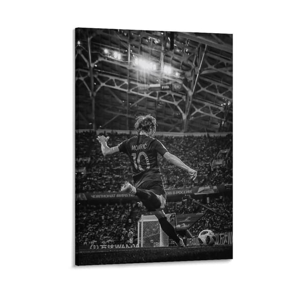 Luka Modric Canvas Poster Artworks Picture Print Poster Wall Art Painting Canvas Gift Decor Home Posters Decorative 24x36inch(60x90cm)