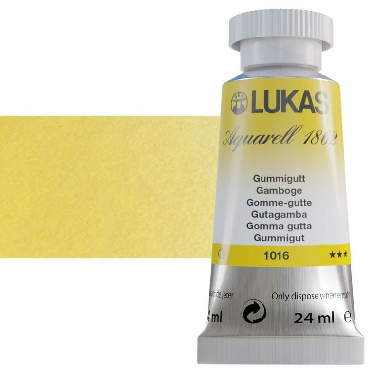 Lukas Aquarell 1862 Watercolor Paint - Exclusive Fine Art Watercolor Paint  for Artists, Canvas, Pads, Gradient Effects, & More! - [Madder Lake Deep -  24 ml] 