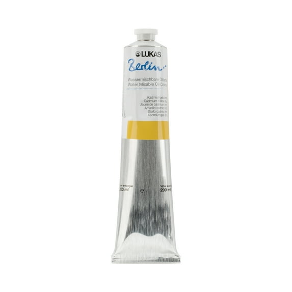 Lukas Berlin Artist Water Mixable Oil Paint Colors, Solvent Free,