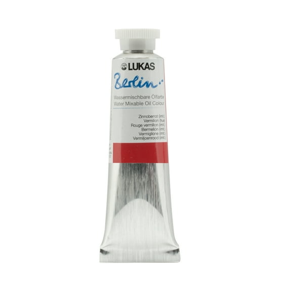 Lukas Berlin Artist Water Mixable Oil Paint Colors, Solvent Free,