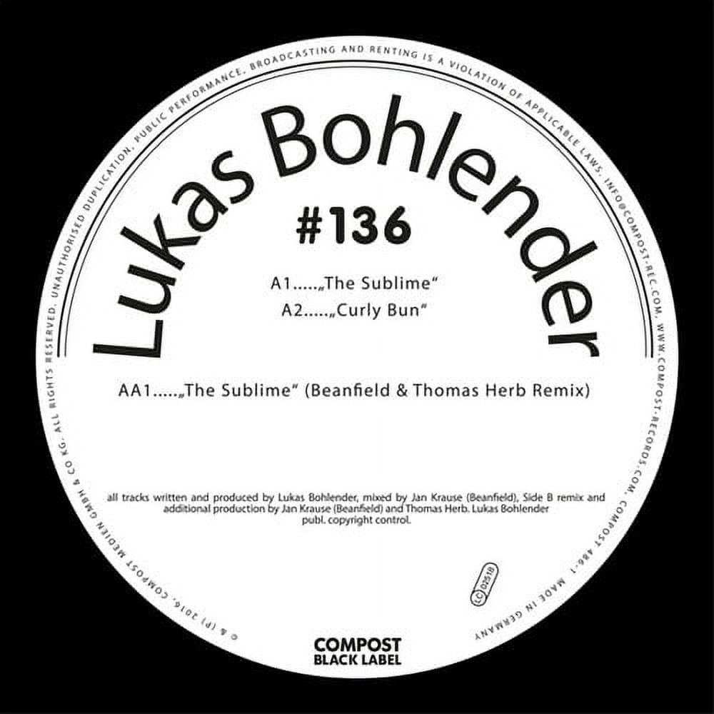 Lukas Bohlender - Compost Black Label 136 - Music & Performance - Vinyl