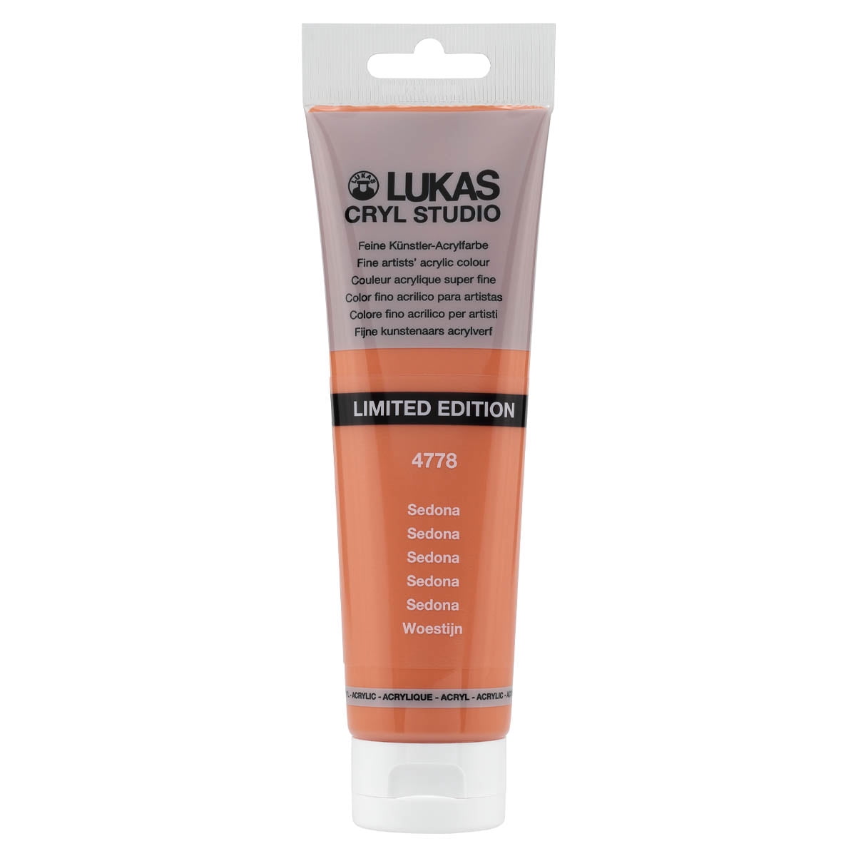 Lukas CRYL Studio Artist Acrylic Paint, Sedona, 125 ml Tube - High ...
