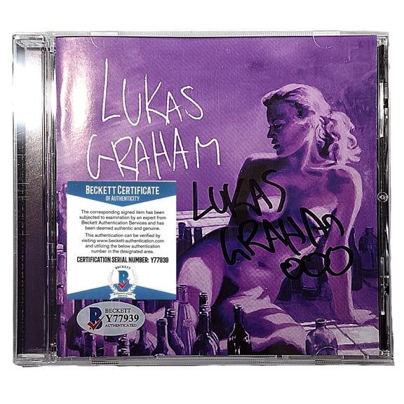 Lukas Graham Signed Autographed 3 (The Purple Album) Compact Disc with CD Booklet Beckett Certified