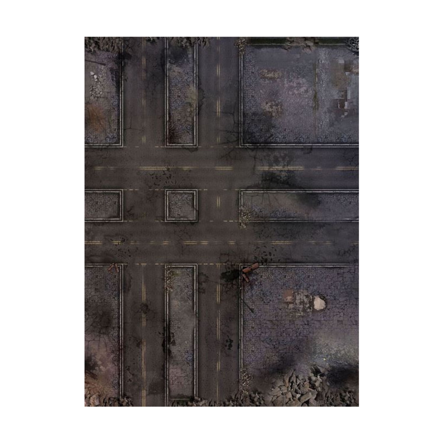 Lukas Schmidt Playmats 22" X 30" - Ruined Streets (Cloth) New