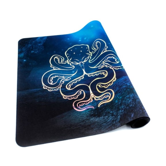 Lukas Schmidt Playmats 24" x 14" - Shiny Octopus w/Holo Trim New