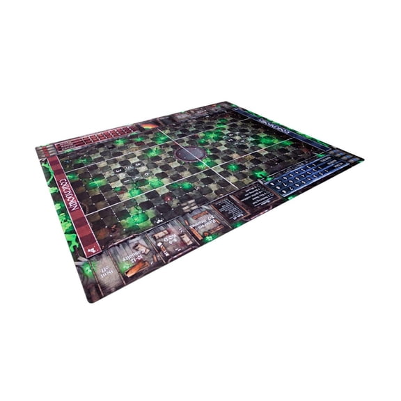 Lukas Schmidt Playmats 35.5" x 27.5" - Blood Bowl / Blood Bowl 7s Canal (Rubber) New