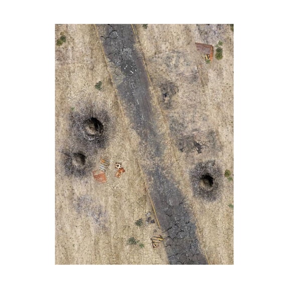 Lukas Schmidt Playmats 44" x 60" Playmat - Wasteland (Anti-Slip Fabric) New