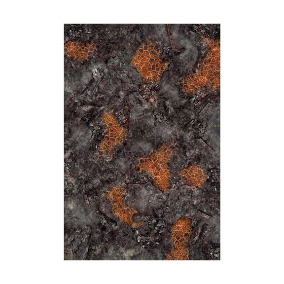 Lukas Schmidt Playmats 72" x 48" Playmat - Red Blight Battlefield (Rubber) New