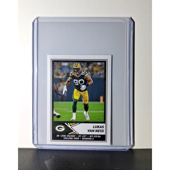 Lukas Van Ness 2024 Panini NFL Sticker #403 Green Bay Packers