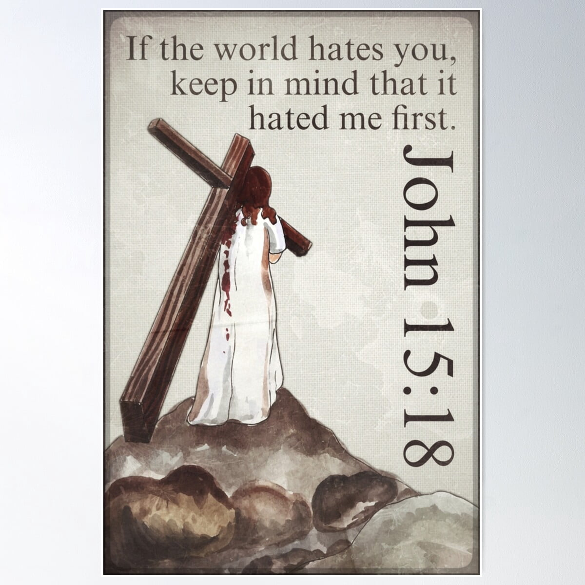 Luke 15:18 Poster Wall Art, Modern Wall Decor For Living Room Bedroom ...
