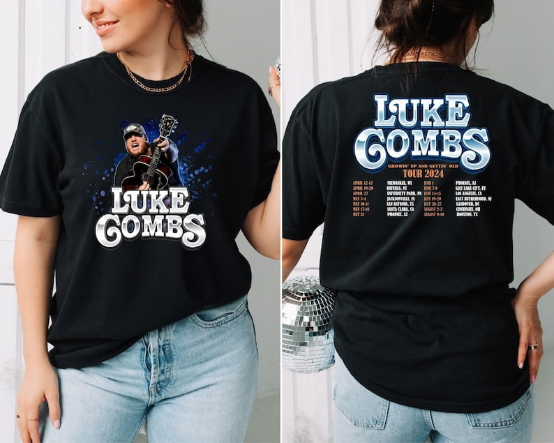 Luke Combs 2024 Tour Shirt, Luke Combs Shirt, Luke Combs Merch, Country