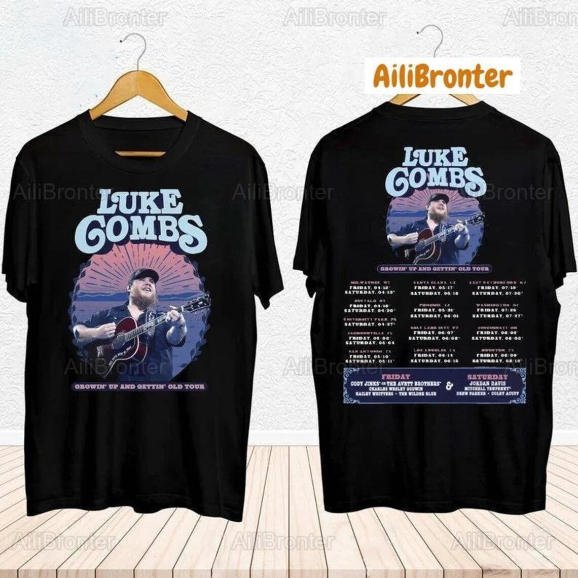 Luke Combs 2025 Tour Tshirt, Luke Combs Shirt, Country Music Tee, Luke