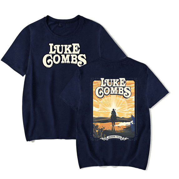 Luke Combs Arlington Texas T-shirt Short-sleeved Men Women Fashion Casual Summer tee