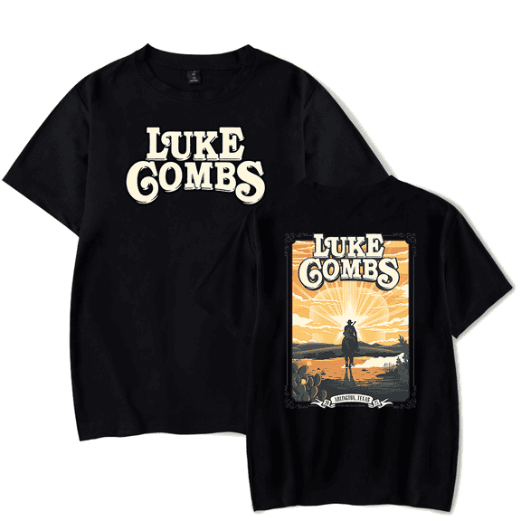 Luke Combs Arlington Texas T-shirt Short-sleeved Men Women Fashion Casual Summer tee