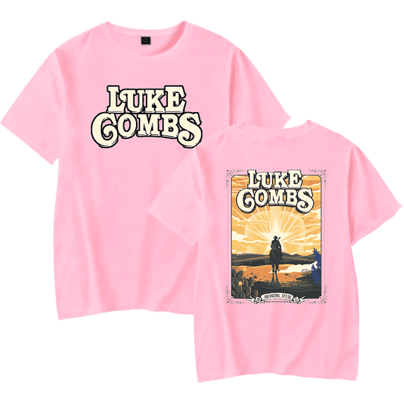 Luke Combs Arlington Texas T-shirt Short-sleeved Men Women Fashion Casual Summer tee