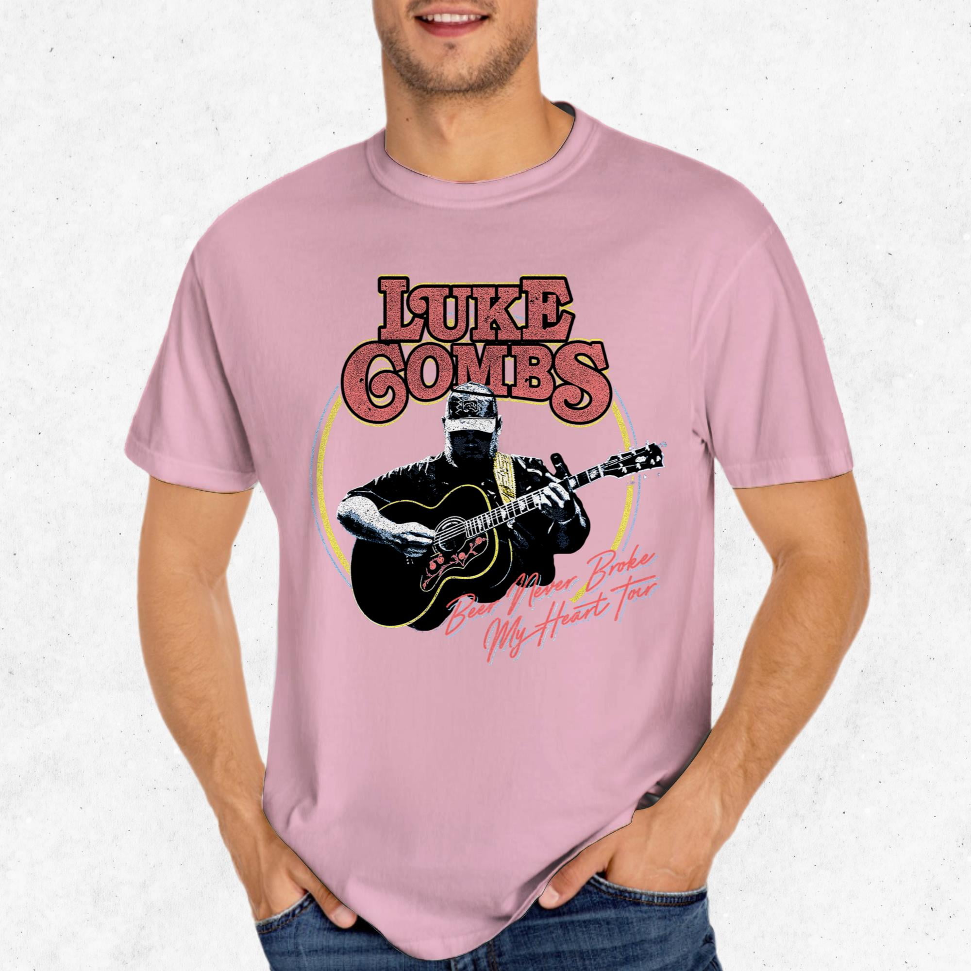 luke combs beer never broke my heart t shirt