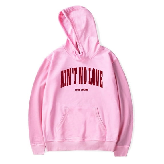 Luke Combs Merch Hoodie - Ain't No Love Country Music Pullover, Unisex Cotton Long Sleeve Hooded Casual Streetwear for Fans,2XL,6